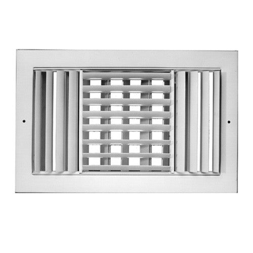 METALAIRE - LS3D Curved Blade 3 way Adjustable Surface Mtd. Supply Registers